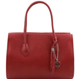 TL Bag - Soft leather bag with tassel detail and shoulder strap