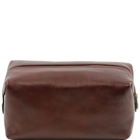 Smarty - Leather toilet bag - Large size