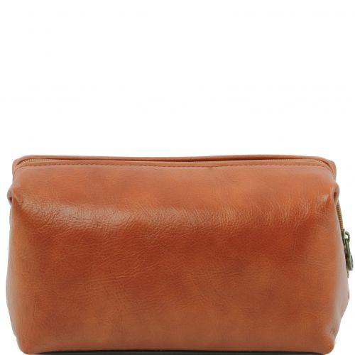 Smarty - Leather toilet bag - Large size Luggage
