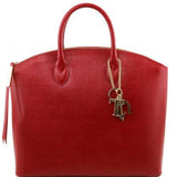 TL KeyLuck - Saffiano leather tote - Large size