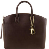 TL KeyLuck - Saffiano leather tote - Large size