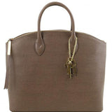 TL KeyLuck - Saffiano leather tote - Large size