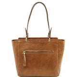 TL NeoClassic - Leather tote with two handles