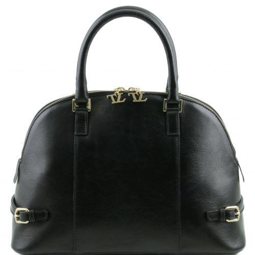 TL Bag - Leather handbag with buckles Business