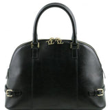 TL Bag - Leather handbag with buckles