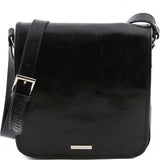 TL Messenger - One compartment leather shoulder bag