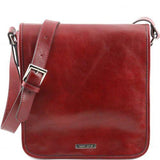 TL Messenger - One compartment leather shoulder bag