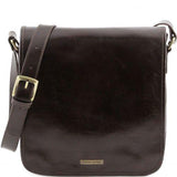 TL Messenger - One compartment leather shoulder bag