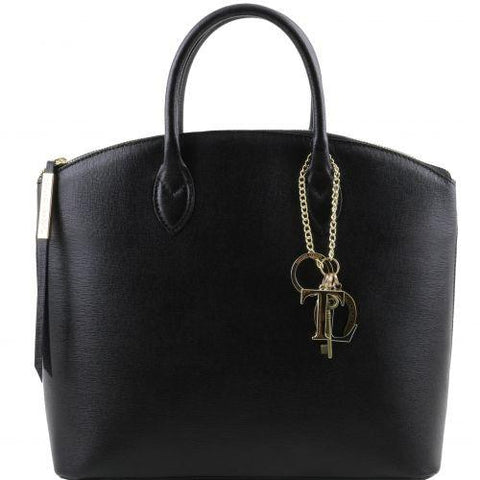 TL KeyLuck - Saffiano leather tote