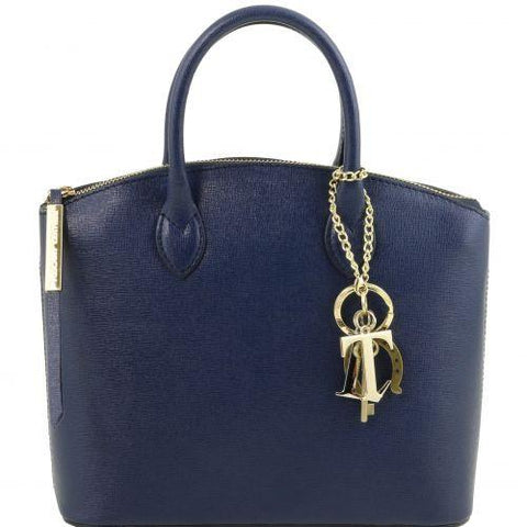 TL KeyLuck - Saffiano leather tote - Small size