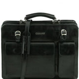 Venezia - Leather briefcase 2 compartments