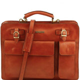 Venezia - Leather briefcase 2 compartments