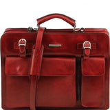 Venezia - Leather briefcase 2 compartments