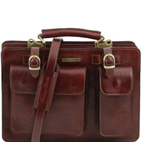Tania - Leather lady handbag - Large size