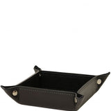 Exclusive leather valet tray small size