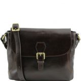 Jody - Leather shoulder bag with flap