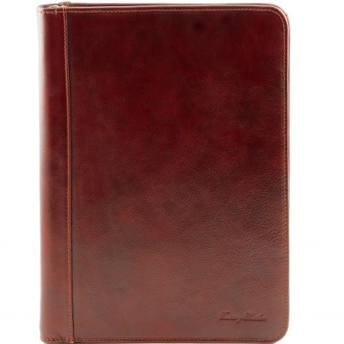Luigi XIV - Leather document case with zip closure Business