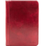 Luigi XIV - Leather document case with zip closure