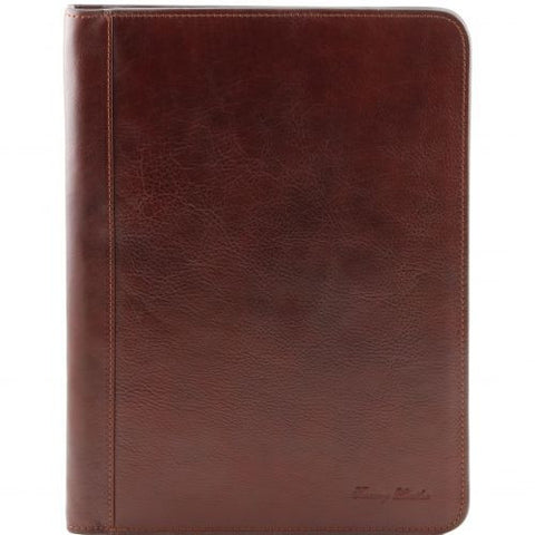 Lucio - Exclusive leather document case with ring binder