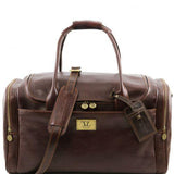 TL Voyager - Travel leather bag with side pockets