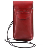Exclusive leather eyeglasses/Smartphone holder Large size