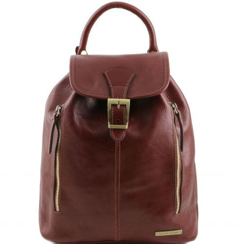Jakarta - Leather Backpack