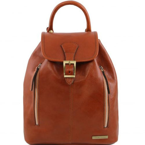 Jakarta - Leather Backpack