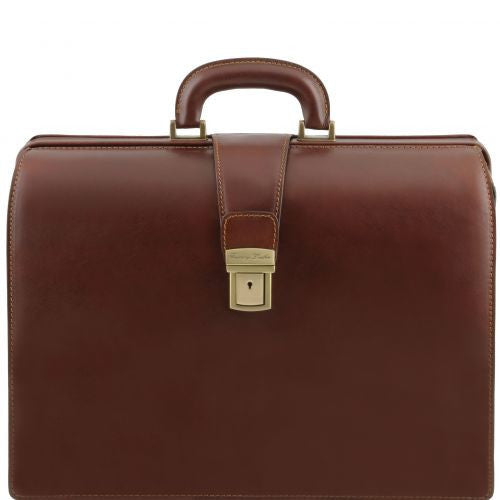 Canova - Leather Doctor bag briefcase 3 compartments Business
