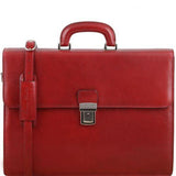 Parma - Leather briefcase 2 compartments