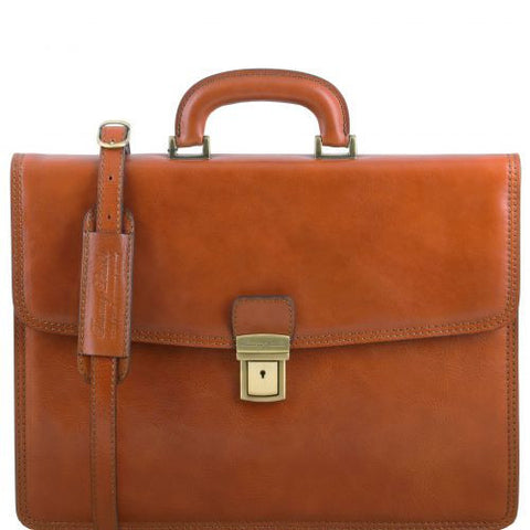 Amalfi - Leather briefcase 1 compartment