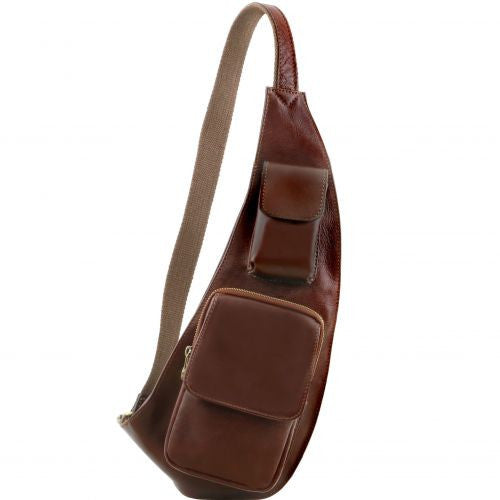 Leather crossover bag Business