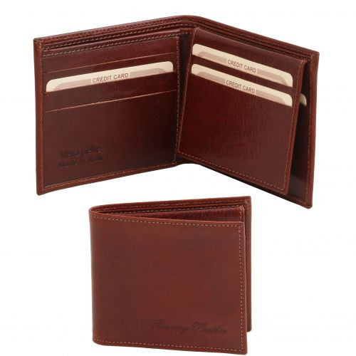 Exclusive leather 3 fold wallet for men leather wallets for men