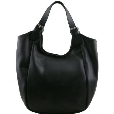 Gina - Leather hobo bag