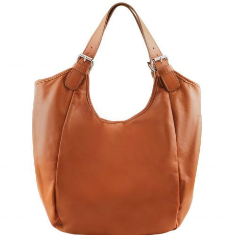 Gina - Leather hobo bag