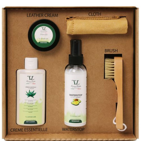 Leather care products complete set