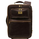 TL Voyager - 2 Wheels vertical Leather trolley