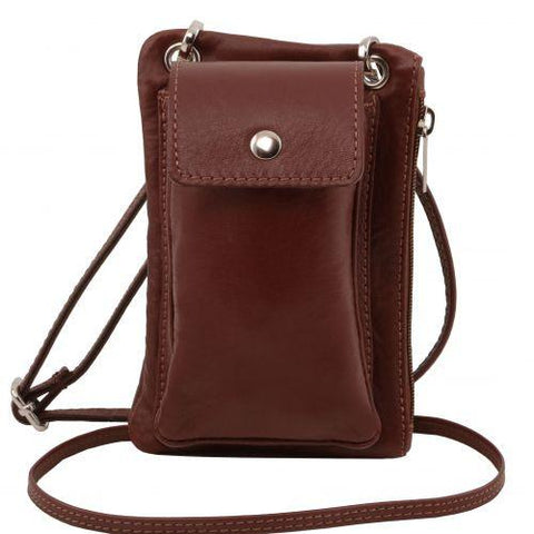 TL Bag - Soft Leather cellphone holder mini cross bag