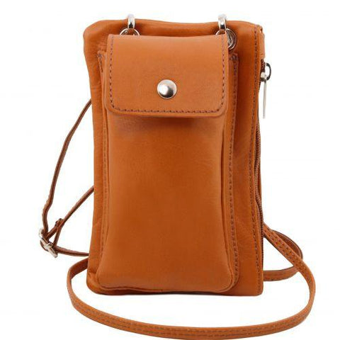 TL Bag - Soft Leather cellphone holder mini cross bag