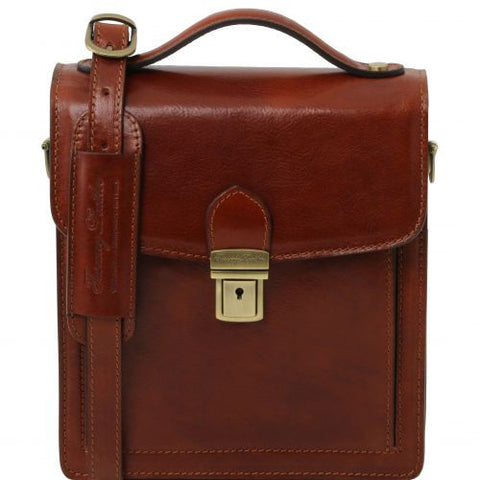 David - Leather Crossbody Bag - Small size