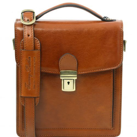 David - Leather Crossbody Bag - Small size