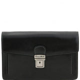 Tommy - Exclusive leather handy wrist bag for man