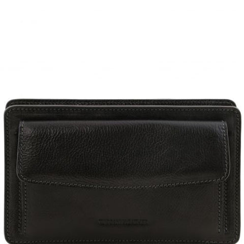 Denis - Exclusive leather handy wrist bag for man