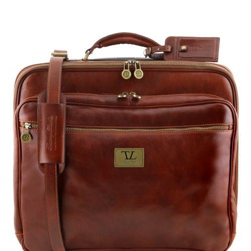 Varsavia - Two Wheels Leather pilot case leather travel bags