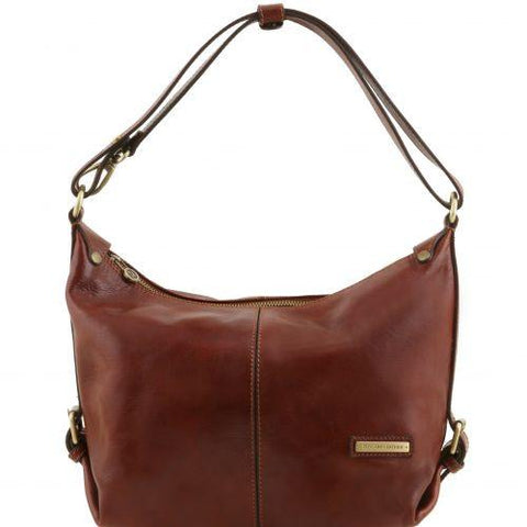 Sabrina - Leather hobo bag