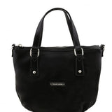 Olga - Leather shopping bag