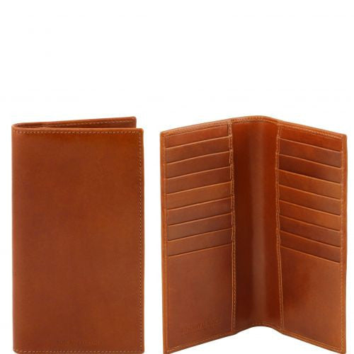 Exclusive vertical leather wallet/credit cards holder leather accessories for women
