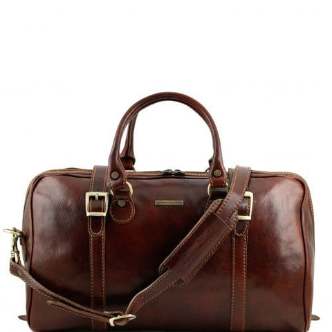 Berlin - Travel leather duffle bag - Small size