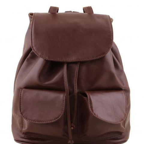 Seoul - Leather backpack Small size