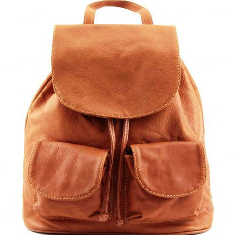 Seoul - Leather backpack Small size