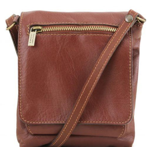 Sasha - Unisex soft leather shoulder bag